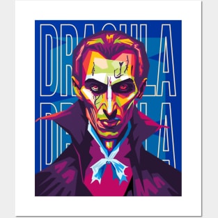 dracula vampire wpap Posters and Art